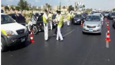 حملات مرورية مكثفة بالقاهرة والجيزة أول أيام عيد الأضحي 