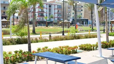 بسبب الإجراءات الإحترازية.. شواطئ وحدائق بورسعيد فارغة 