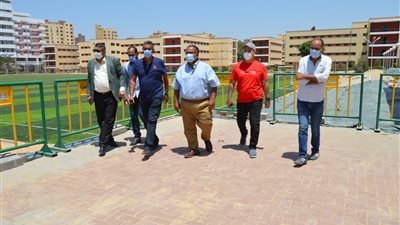 نائب رئيس جامعة عين شمس يتفقد المقر الجديد لمكتب التنسيق