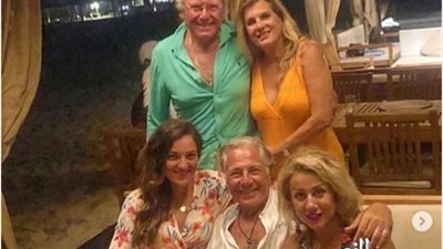 فاتن موسي تحتفل بعيد ميلاد زوجها مصطفى فهمي