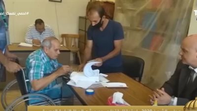أحد أصحاب الهمم بالبحيرة يُشارك بانتخابات الشيوخ 2020 (فيديو)