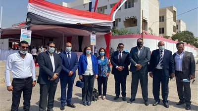 أشرف رشاد يدلي بصوته في انتخابات مجلس الشيوخ