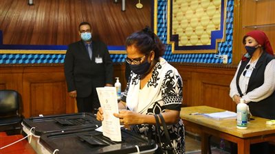 توافد المواطنين على انتخابات مجلس الشيوخ بمصر الجديدة (صور)