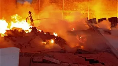 إخماد حريق بمحيط حديقة الحيوان في الجيزة