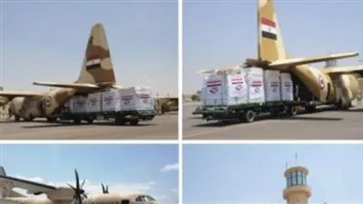 مصر تواصل تكثيف الجسر الجوي لإرسال المساعدات العاجلة إلى لبنان (فيديو)