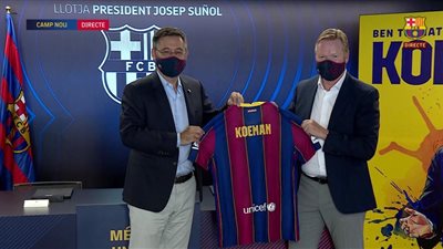  اعصار كومان يضرب برشلونة ويطيح بـ 7 لاعبين
