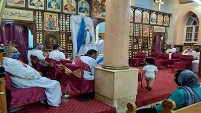 كنائس سوهاج للكاثوليك تحتفل بعيد انتقال السيدة العذراء 