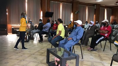 دورة تأهيلية للجمالة والخيالة في منطقة أهرامات الجيزة 