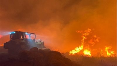 حرائق أمريكا تصل أوروبا (فيديو)