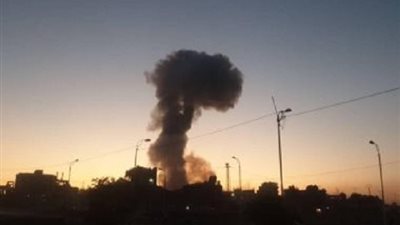  انفجار هائل يهز معهد أمريكي بالعراق 