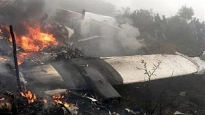 تحطم طائرة مقاتلة من طراز 