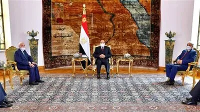 السيسي يؤكد موقف مصر الثابت لدعم الحل السياسي للأزمة الليبية 