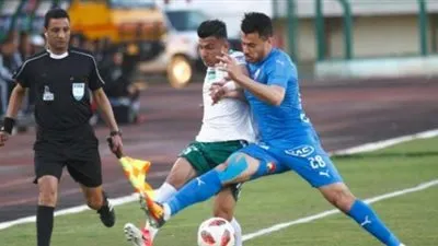 في شوط البطاقات الملونة.. الزمالك يتفوق على المصري بهدف 