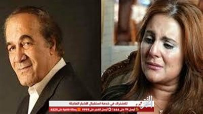 شاهد.. رانيا محمود ياسين عقب وفاة والدها