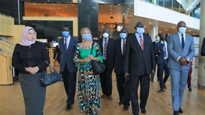 وزير التعليم العالي بجنوب السودان يزور مكتبة الإسكندرية (صور)