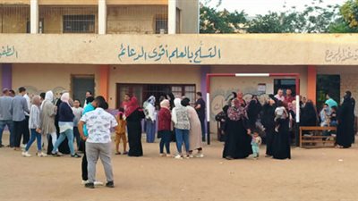 إقبال كبير على لجان الاقتراع بالأقصر.. والمحافظ يتفقد سير الانتخابات (صور)