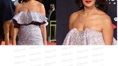 غادة عادل بإطلالة جريئة في رابع أيام مهرجان الجونة السينمائي