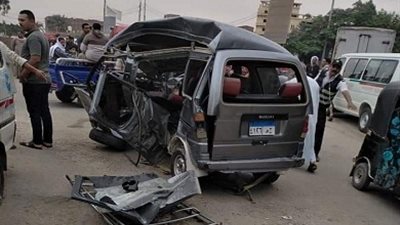 ٧ ضحايا وإصابات.. حبس سائق السيارة المتسبب في حادث طريق المريوطية بالجيزة