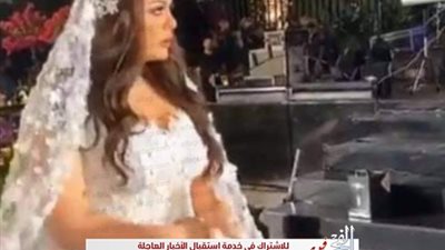 الصور الأولى لهنادى مهنى من حفل زفافها