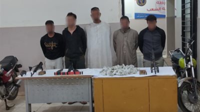 ضبط طرفي مشاجرة بالقليوبية وبحوزتهم أسلحة نارية وذخائر 