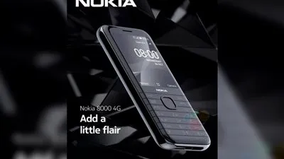 نوكيا تعلن عن اخر اصدارتها بـ Nokia 8000 4G – المواصفات والمميزات