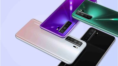 بهيكل زجاجي واطار معدني هاتف Huawei nova 7 5G 