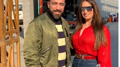 ينرمين الفقي برفقة المخرج محمد عبدالسلام عبر 