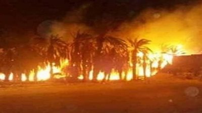 تعرف على حقيقة ظاهرة النيران تحت الأرض بالوادي الجديد (فيديو)