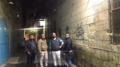  لجنة معاينة تعلن نتائج حريق شارع المعز  (صور) 