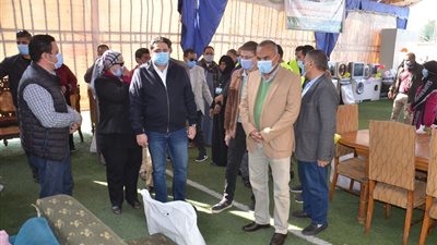 نائب محافظ بني سويف يفتتح معرض لتوفير الأجهزة المعمرة والأثاث المنزلي 