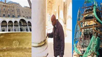 الأثريون والمرممون المصريون يحققون كشفًا هامًا أثناء ترميم جامع محمد علي