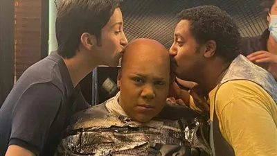 شيماء سيف تشارك جمهورها صورة من كواليس مسلسل 