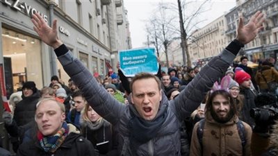 روسيا تعتقل العشرات خلال مظاهرات للإفراج عن نافالني