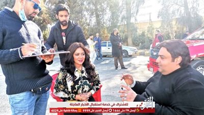 رانيا يوسف من كواليس مسلسل 