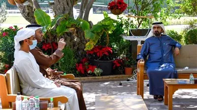 تفاصيل لقاء رئيس دولة الإمارات و نائبه حول إنطلاق 