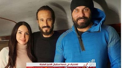 شاهد.. يوسف الشريف وإنجي علاء وأحمد صلاح حسني في كواليس مسلسل 