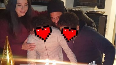 يوسف الشريف يحتفل بعيد ميلاد ابنيه بهذه الطريقة