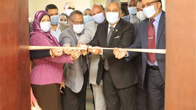 افتتاح المعرض الفني لفناني كلية التربية النوعية بجنوب الوادي بقنا