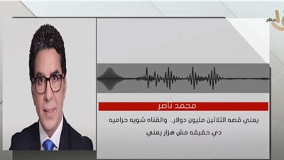 شاهد... تسريب يكشف معركة محمد ناصر وأيمن نور على 30 مليون دولار