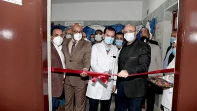 محافظ بني سويف يفتتح وحدة العناية المركزة بمستشفى الصدر (صور)