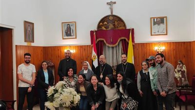 بطريرك الأقباط الكاثوليك يستقبل لجنة الشباب الإيبارشي 
