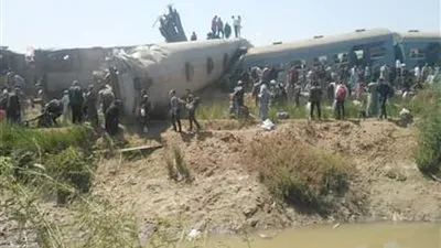 بشرى سارة عن مصابي حادث تصادم قطاري سوهاج (فيديو)