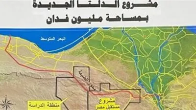 مصيلحي: اختيار مكان مشروع الدلتا الجديد 