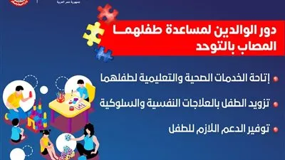 في اليوم العالمي للتوحد.. كيف يتمكن الآباء من مساعدة طفلهما المصاب بالمرض؟ (إنفوجراف)