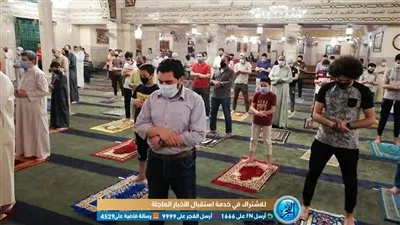 أجواء أول صلاة تراويح من مسجد كريستال عصفور بشبرا الخيمة (صور)