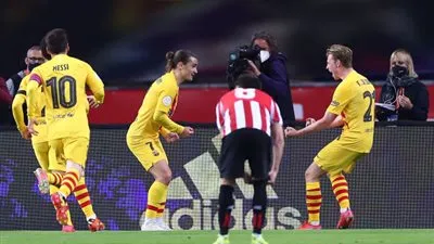 برشلونة يسحق أتلتيك بلباو بالأربعة ويتوج بطلًا لكأس ملك إسبانيا