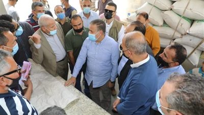 توريد 3 آلاف و50 طن قمح في المنوفية