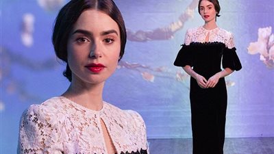 ليلي كولنز تشارك بمعرض Van Gogh Exhibit