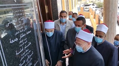 بتكلفة 9.5 مليون جنيه.. وزير الأوقاف والمفتي يفتتحان مسجدا بدمنهور (صور)