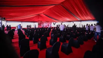 سامح على كامل: استاد الأهلي حلم كبير بدأ يتحقق على أرض الواقع